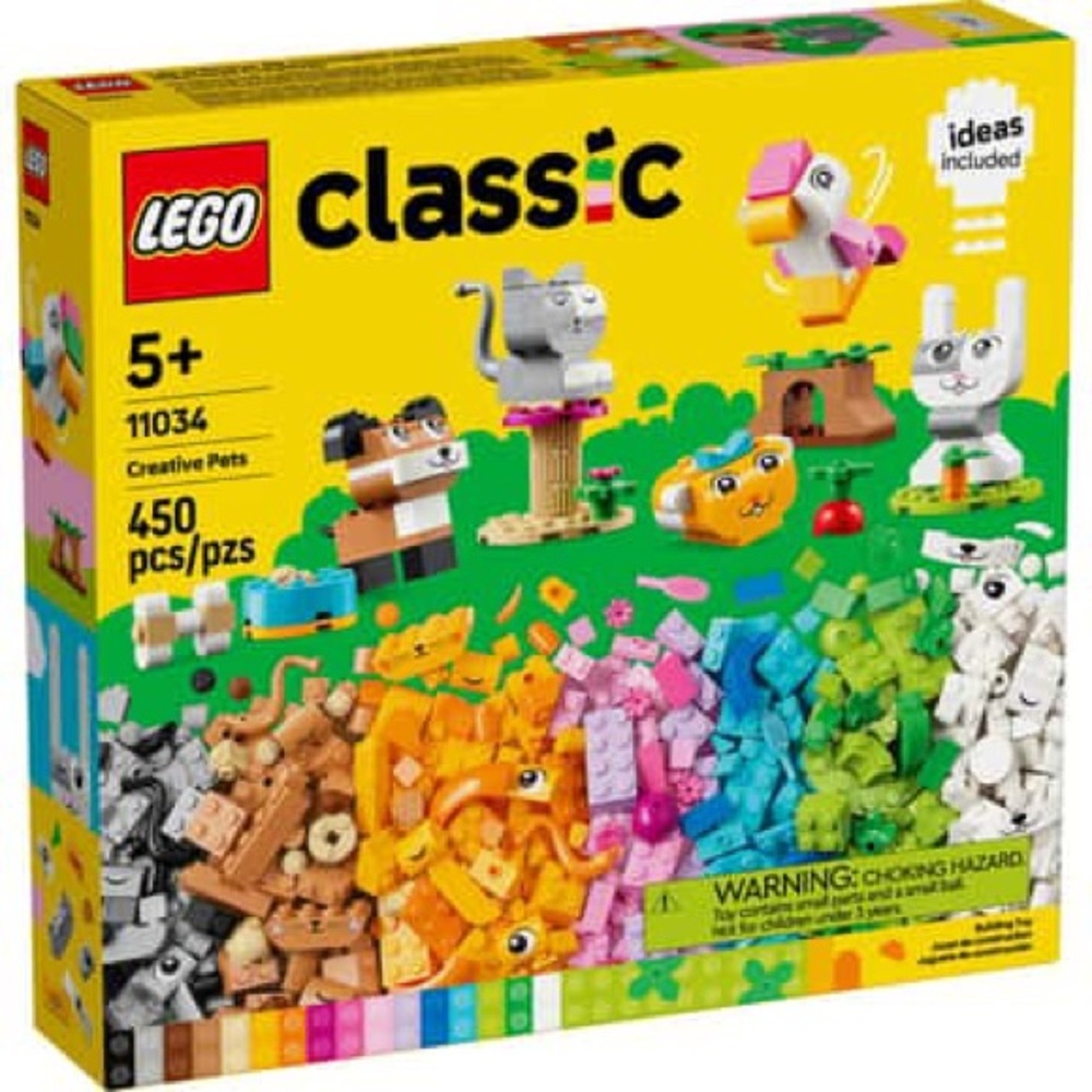 LEGO Classic Creative Pets Set - Vibrant Colors